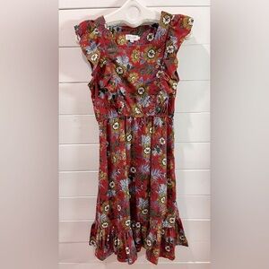 MOLLY BRACKEN • Size S • Red floral dress